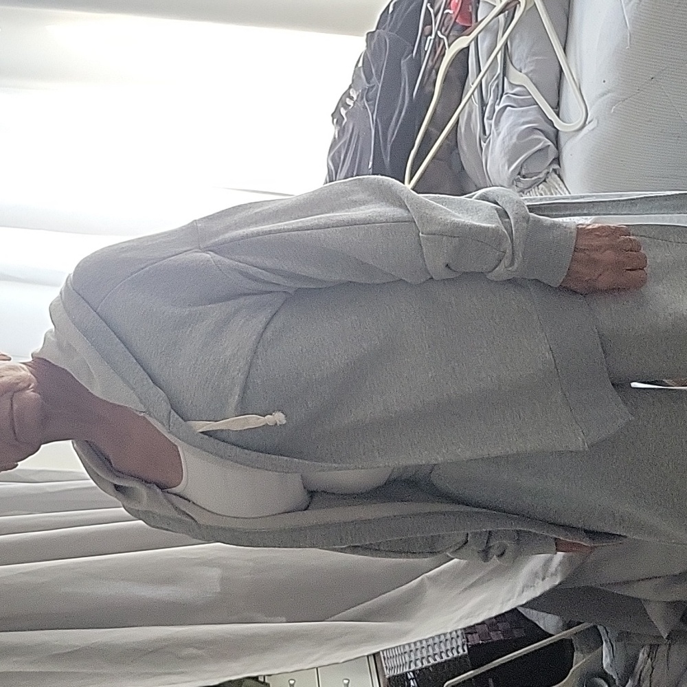 BCBG sweatshirt jacket size MED